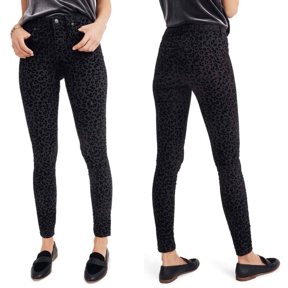 Madewell Leopard Print Jeans